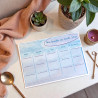 Fiche vision board de la nouvelle année pour clarifier ses intentions
