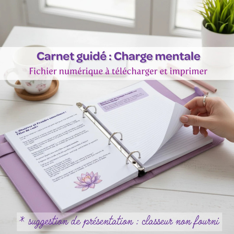 Carnet guidé numérique à imprimer