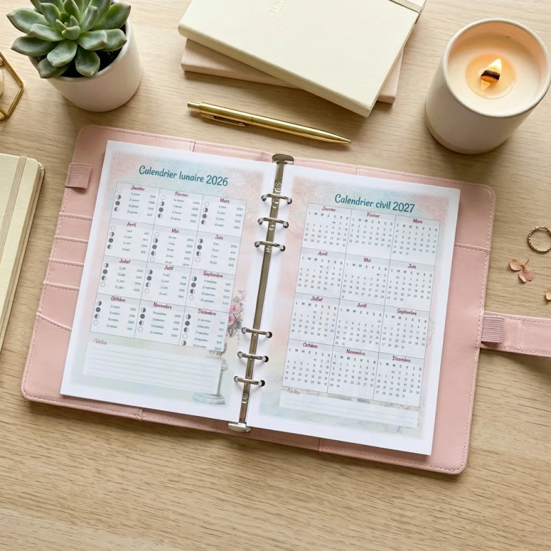 Calendriers à vie (4 ans inclus + MAJ chaque année gratuite)