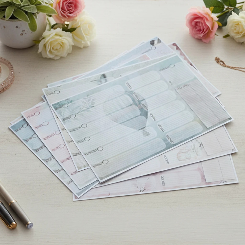 Pack de 12 semainiers A4 PDF