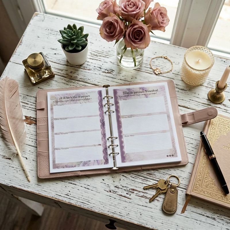 Vision board guidé pour suivre ses objectifs