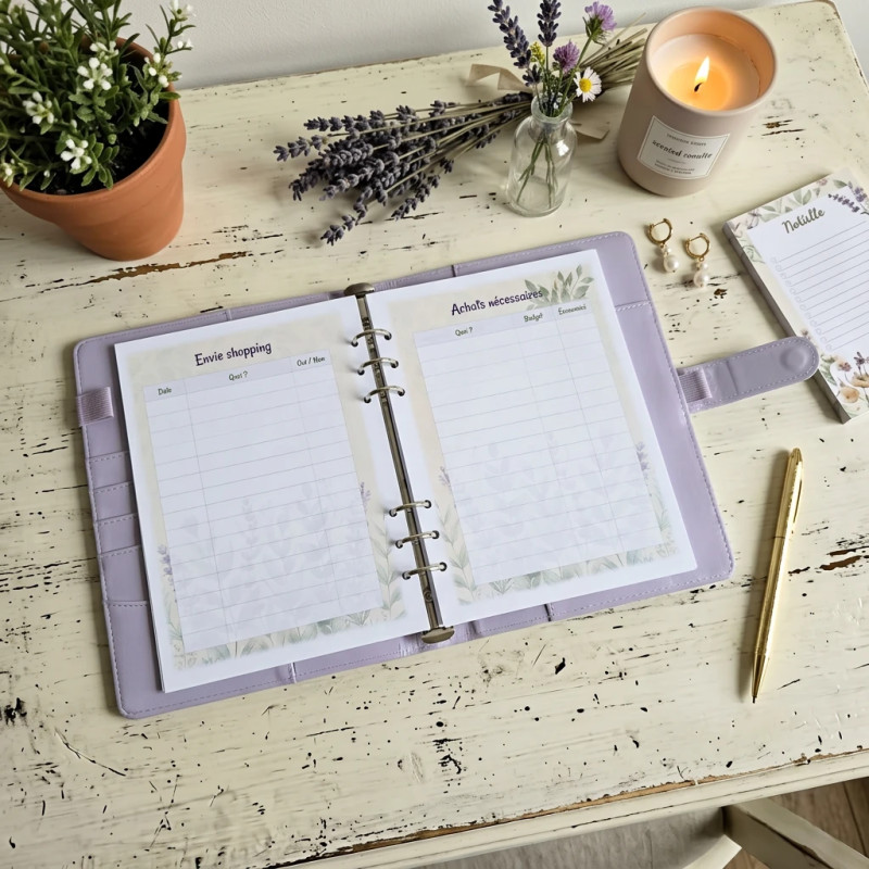 Listes shopping et budget