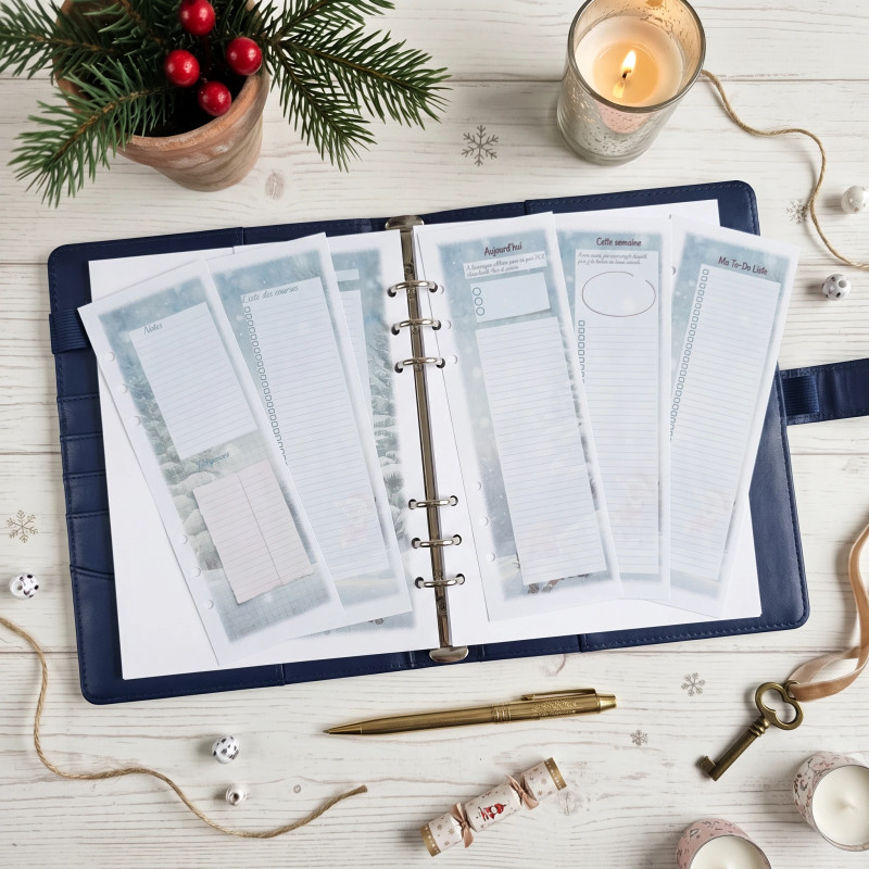Inserts et to-do listes organisées