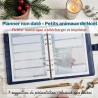 Agenda non daté animaux de Noël