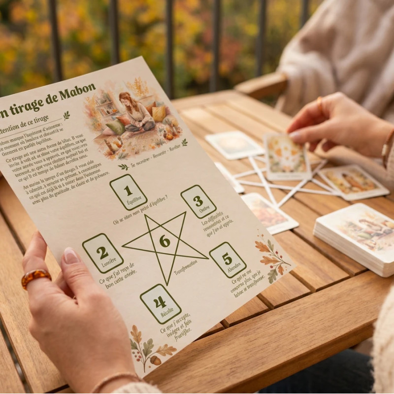 Tirage en étoile pour Mabon