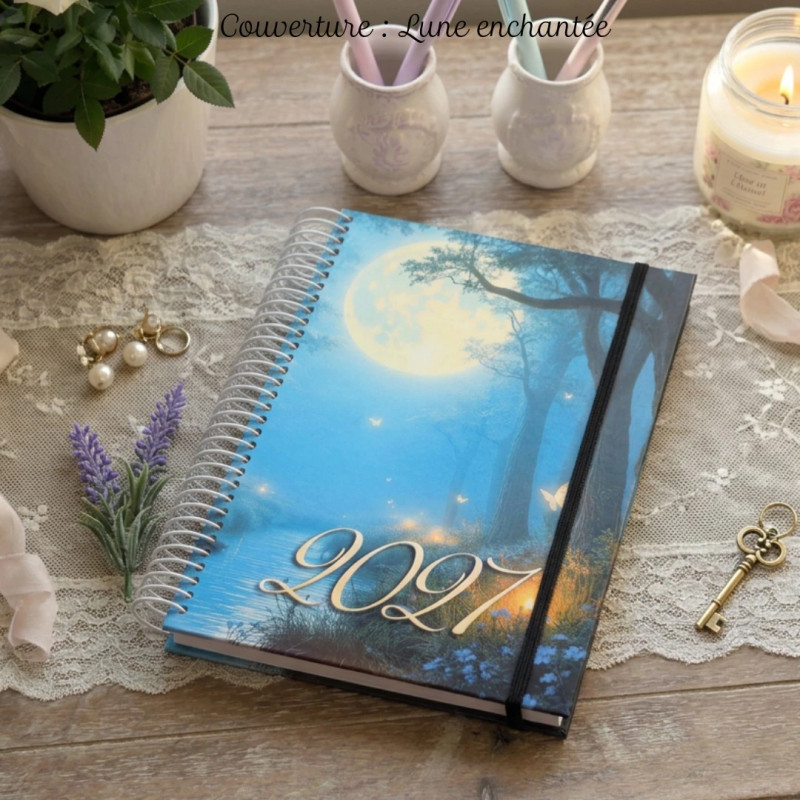 Couverture : la lune enchantée