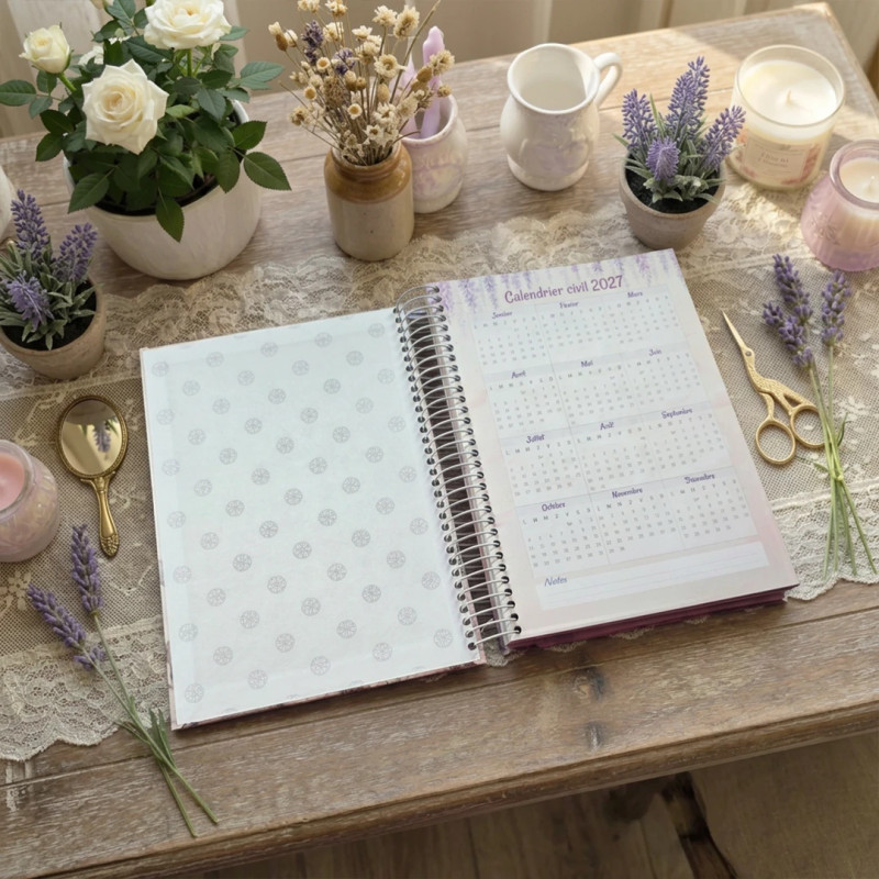 Page de garde et calendrier civil