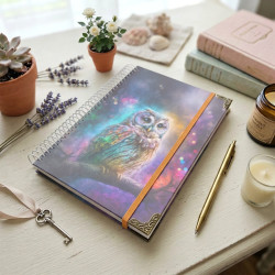 Couverture : le hibou mystique