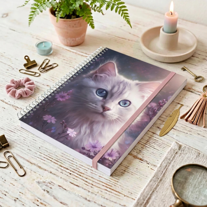 Couverture : le chat au jardin