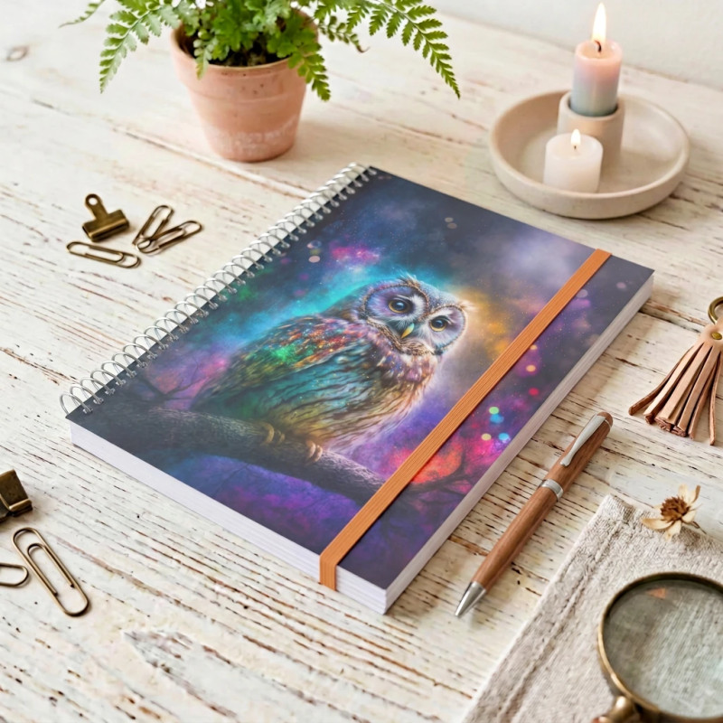 Couverture : le hibou mystique