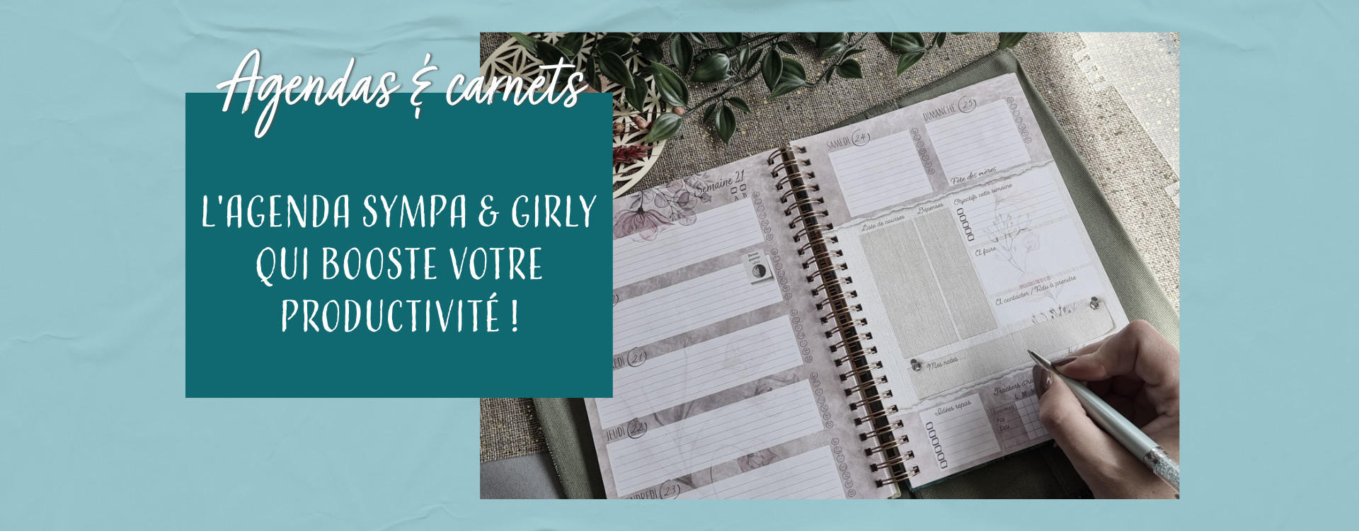 Boostez votre productivité avec un agenda fantaisie unique