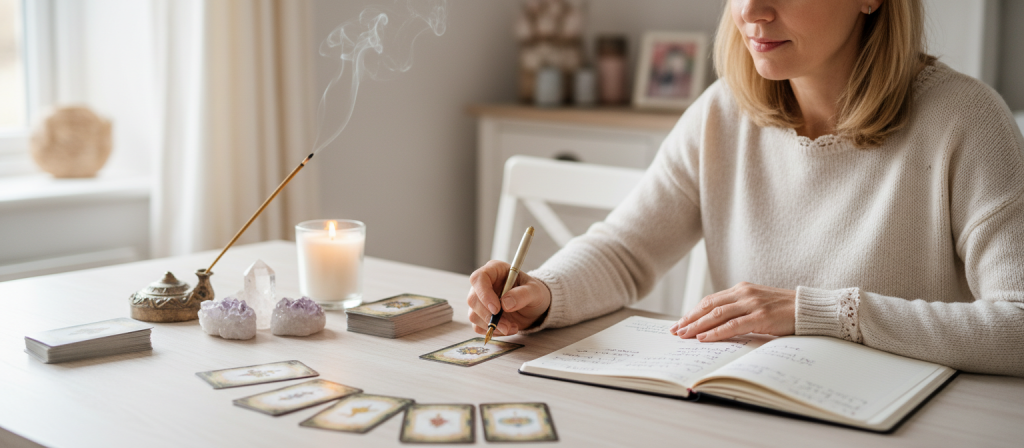 Créer son propre rituel avant de tirer les cartes