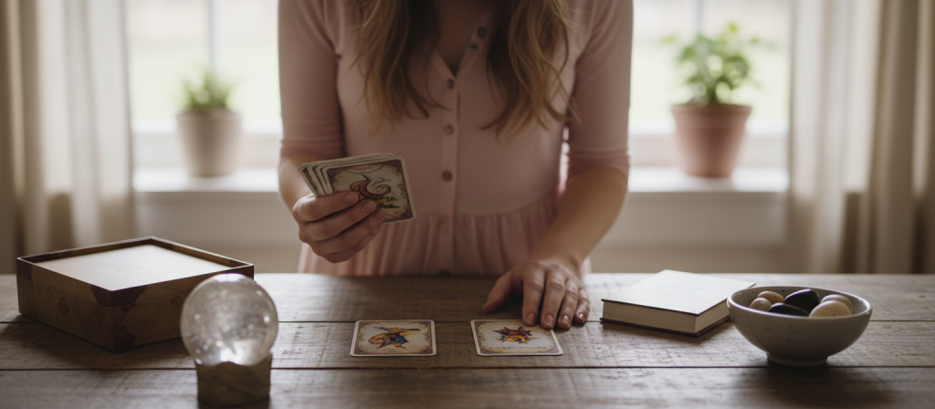 Le doute est naturel dans un tirage de cartes oracle