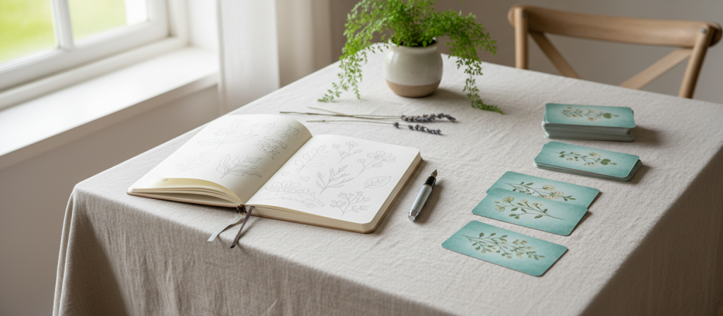 Un journal de cartomancie pour garder une trace de vos tirages importants