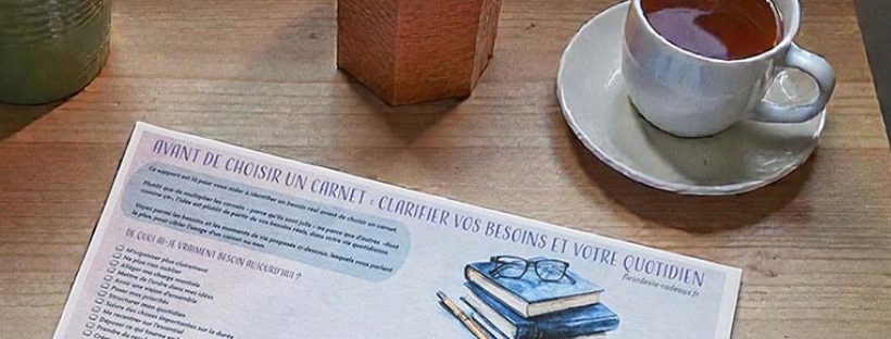Support pour trier et choisir ses carnets utiles en développement personnel