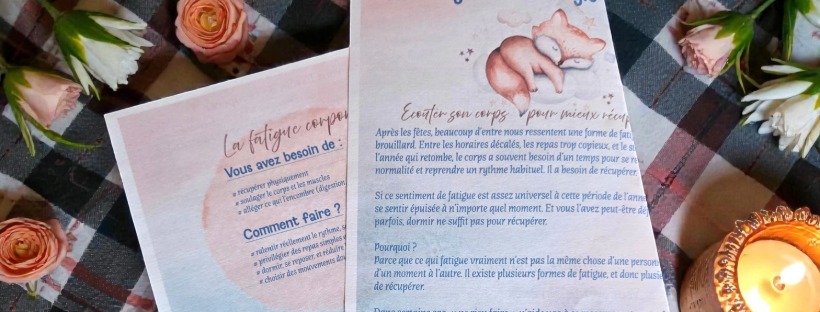 PDF à télécharger : identifier sa fatigue pour savoir comment se reposer